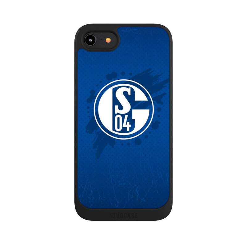 iPhone 8 NIVOpure Schalke 04 Farbe Fleck Blau