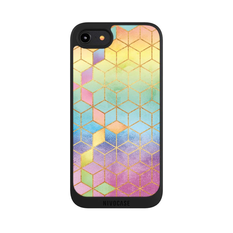 iPhone 8 NIVOpure Cubes Arcs-en-ciel