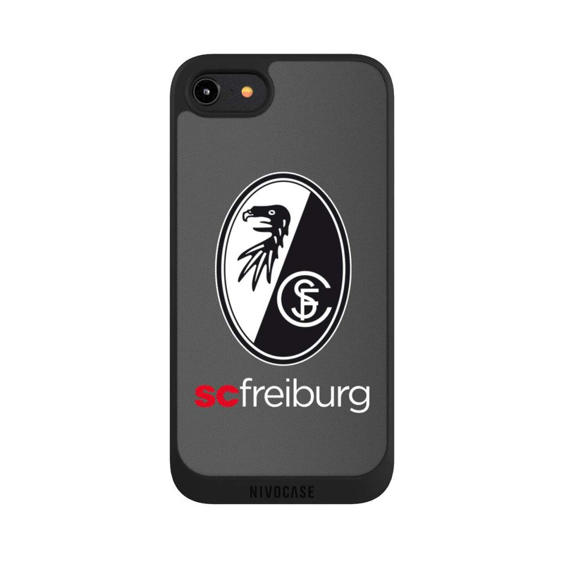 iPhone 8 NIVOpure Carbon Hell Hintergrund mit dem Schriftzug SC Freiburg