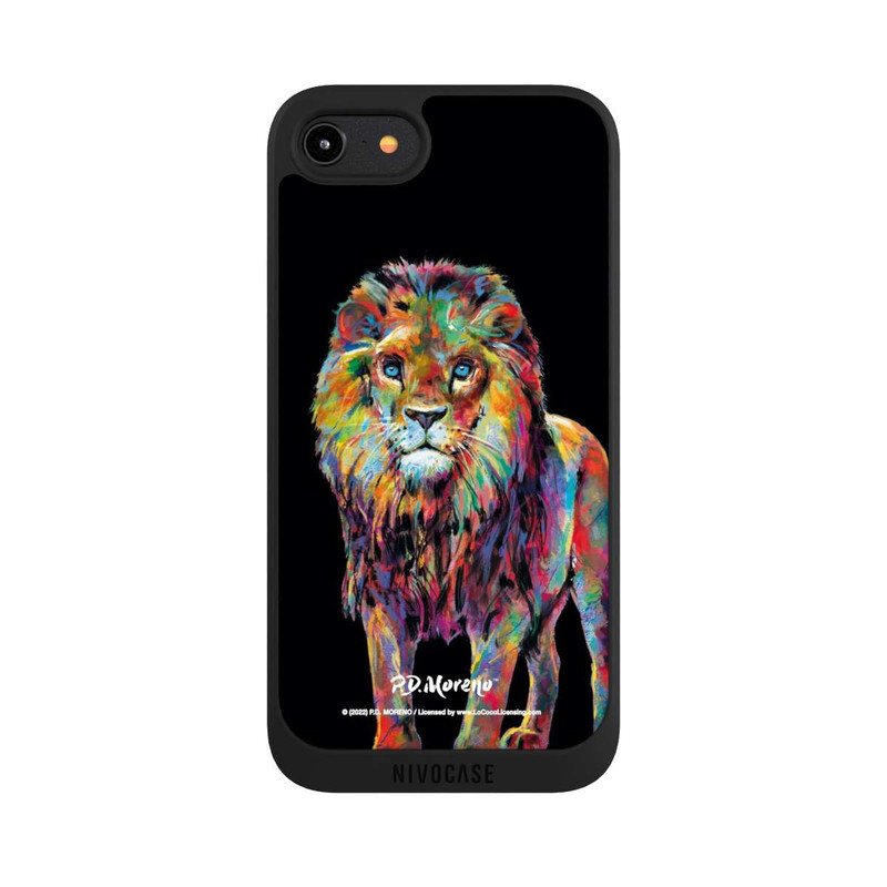 iPhone 8 NIVOpure Löwe Bunte Kunst von P.D. Moreno
