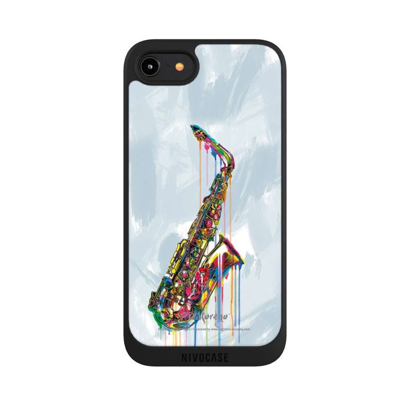 iPhone 8 NIVOpure Saxophone Art By P.D. Moreno