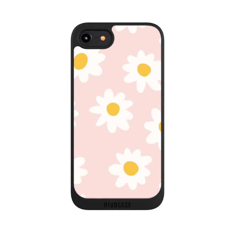 iPhone 8 NIVOpure Blumen Retro Apricot