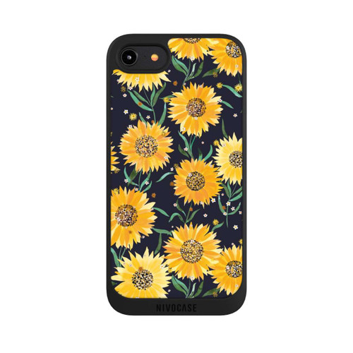 Apple iPhone 8 NIVOpure Sunflowers Black
