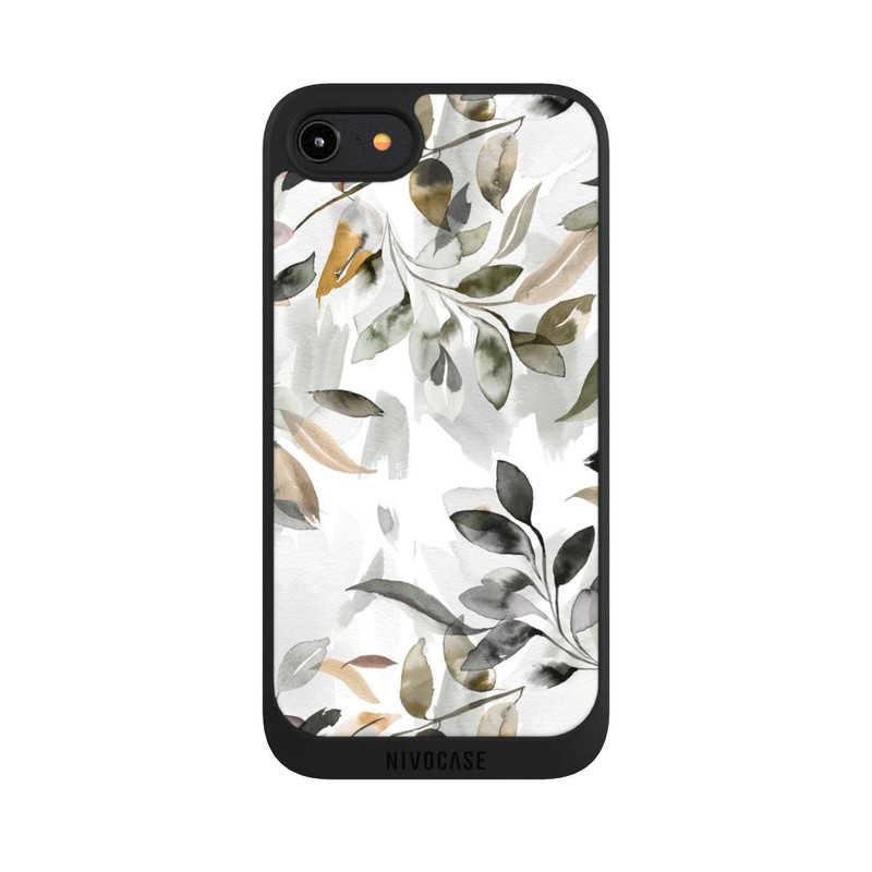 iPhone 8 NIVOpure Aquarellblätter neutral