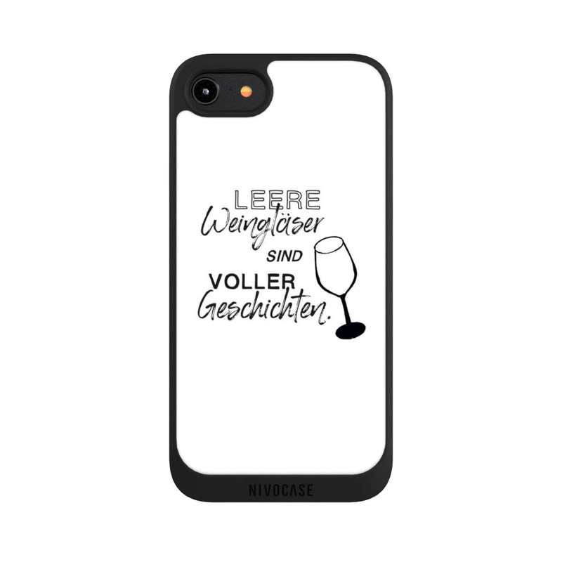 iPhone 8 NIVOpure Leere Weingläser