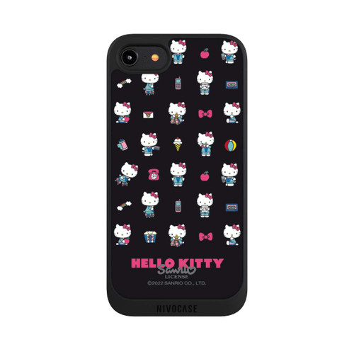 Apple iPhone 8 NIVOpure Hello Kitty 90s Schwarz