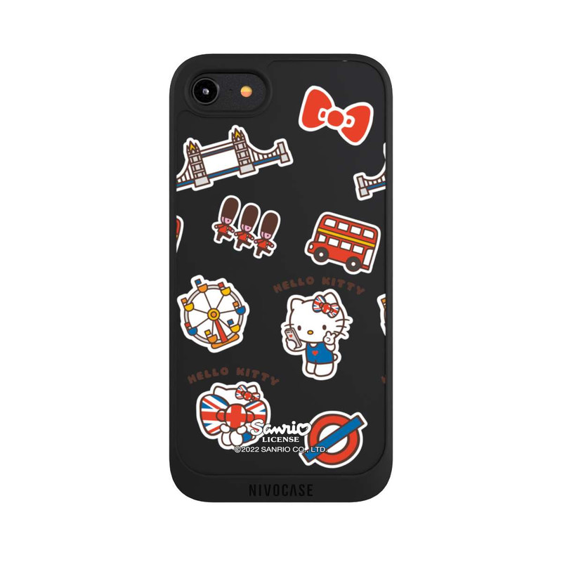 iPhone 8 NIVOpure Hello Kitty Londoner Abzeichen Transparent