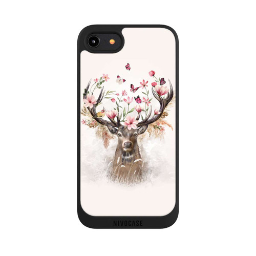Apple iPhone 8 NIVOpure Deer Flowers Antlers