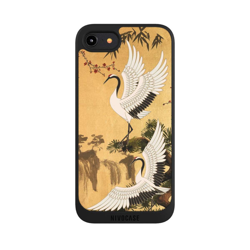 iPhone 8 NIVOpure Kraniche Gold Japan 2