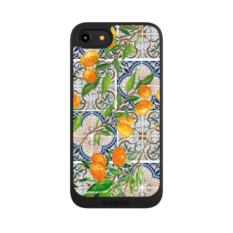 iPhone 8 NIVOpure Griechische Orangen Muster