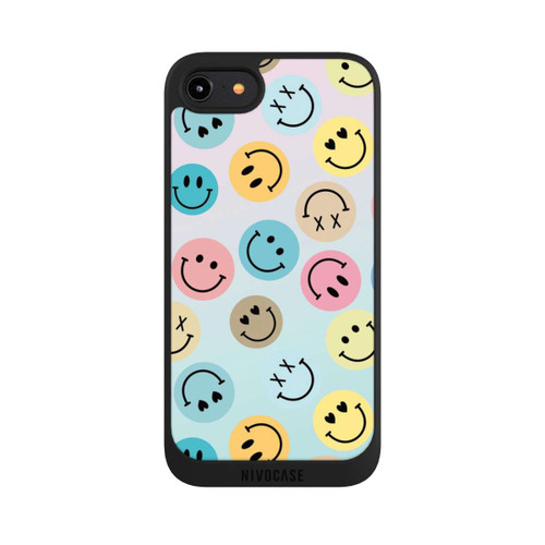 Apple iPhone 8 NIVOpure Smiles Emotes Pattern Colorful