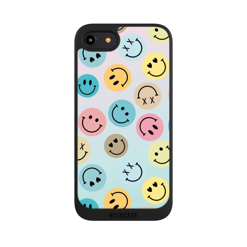 iPhone 8 NIVOpure Emotes le Rose & Bleu