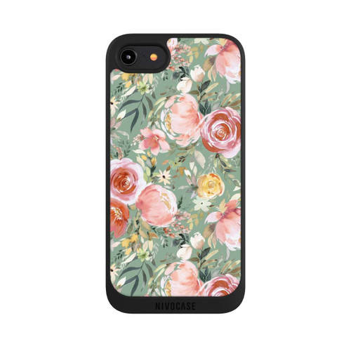 Apple iPhone 8 NIVOpure Pastellfarbener Pfingstrosenstrauß