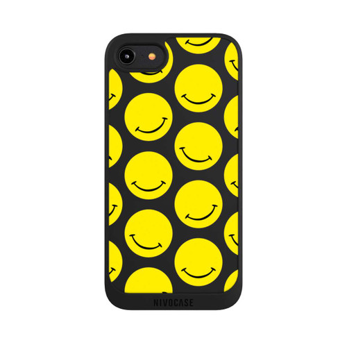 Apple iPhone 8 NIVOpure Smile Pattern Yellow Transparent