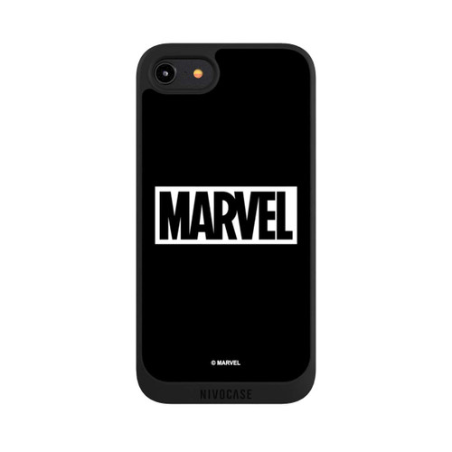 Apple iPhone 8 NIVOpure Marvel Logo Black