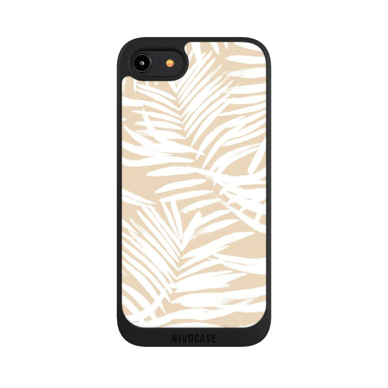 iPhone 8 NIVOpure Beige Boho Farn Hintergrund