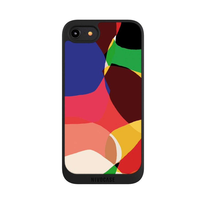 iPhone 8 NIVOpure Colorful Retro Shapes Background
