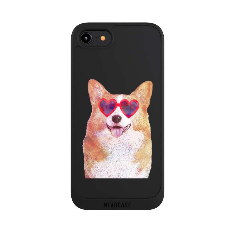 iPhone 8 NIVOpure Corgi Mignon Fond Transparent
