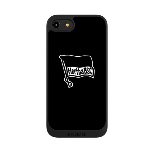 Apple iPhone 8 NIVOpure Hertha BSC Schwarzer Hintergrund