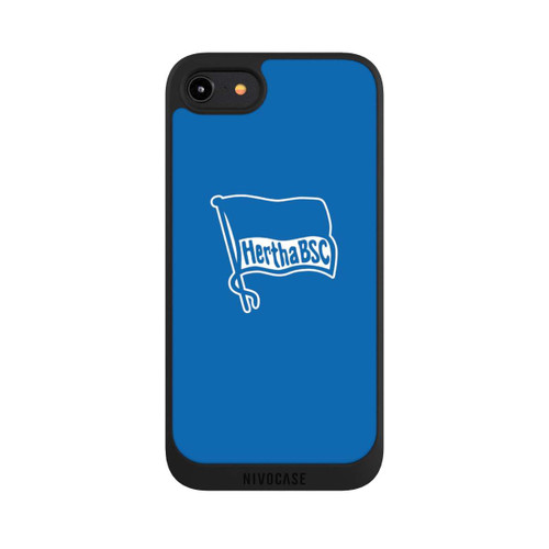 Apple iPhone 8 NIVOpure Hertha BSC Blauer Hintergrund