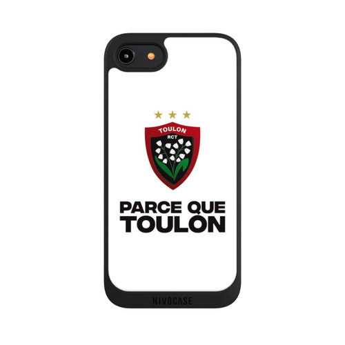 Apple iPhone 8 NIVOpure RC Toulonnais Blanc