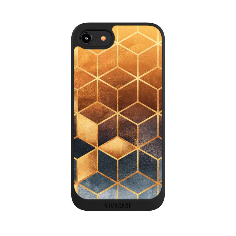 iPhone 8 NIVOpure Cubes Dorés