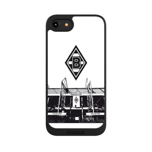 Apple iPhone 8 NIVOpure Borussia-Park Schwarz und Weiß
