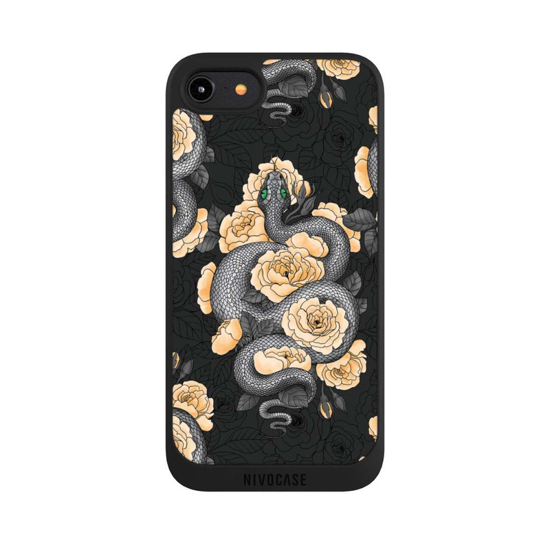 iPhone 8 NIVOpure Schlange und gelbe Blume