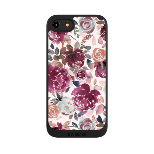 Apple iPhone 8 NIVOpure Autumn Peonies and roses Pink