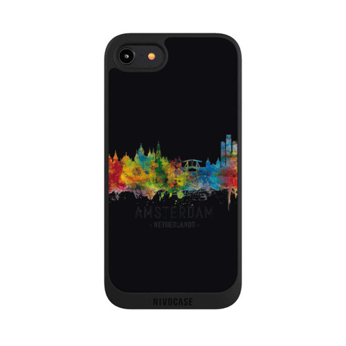 Apple iPhone 8 NIVOpure Amsterdam Niederlande Skyline Schwarz