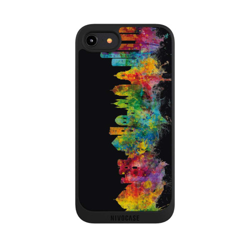 Apple iPhone 8 NIVOpure Neapel Italien Skyline Schwarz