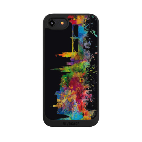Apple iPhone 8 NIVOpure Edinburgh Schottland Skyline Schwarz