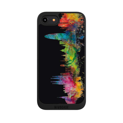 Apple iPhone 8 NIVOpure Barcelona Spanien Skyline Schwarz