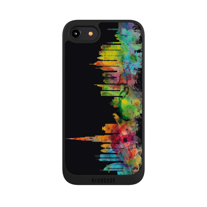 iPhone 8 NIVOpure Dubai Skyline Schwarz