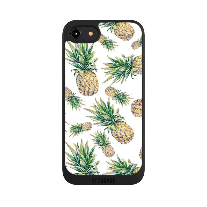 iPhone 8 NIVOpure Pineapple-weißer Hintergrund 