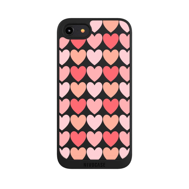 iPhone 8 NIVOpure Pink Shadow Hearts