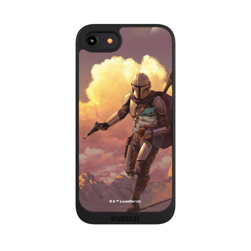 iPhone 8 NIVOpure Der Mandalorianer und Grogu Sonnenguntergang Wolken