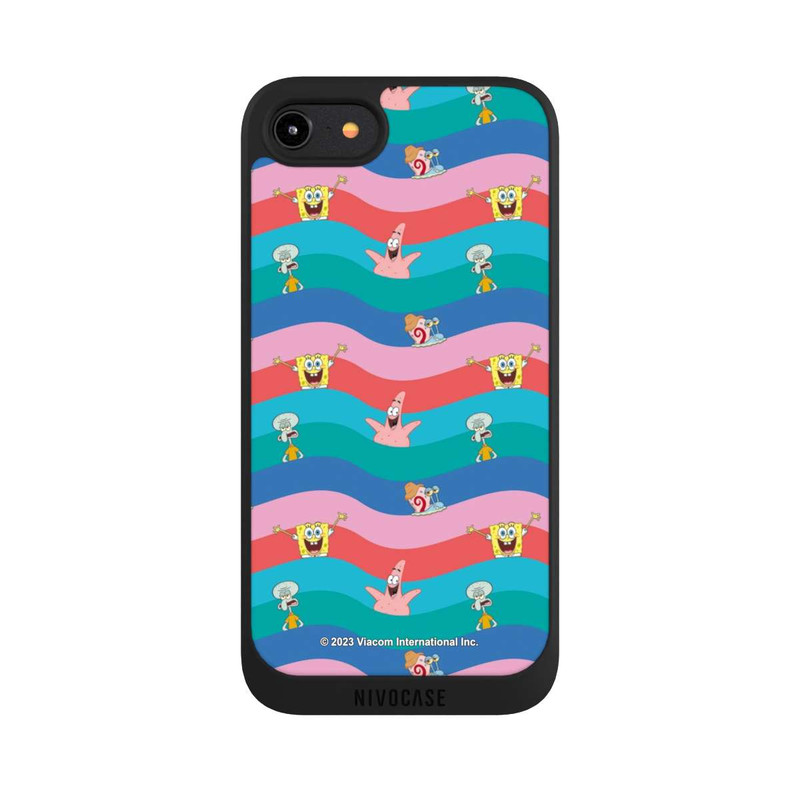 iPhone 8 NIVOpure Spongebob Freunde Bunte Wellen