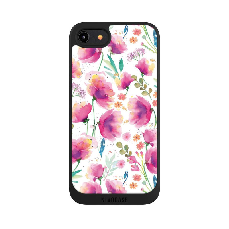 iPhone 8 NIVOpure Coquelicots abstraits aquarelle