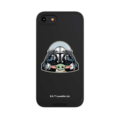 Apple iPhone 8 NIVOpure Mando und Grogu Transparent