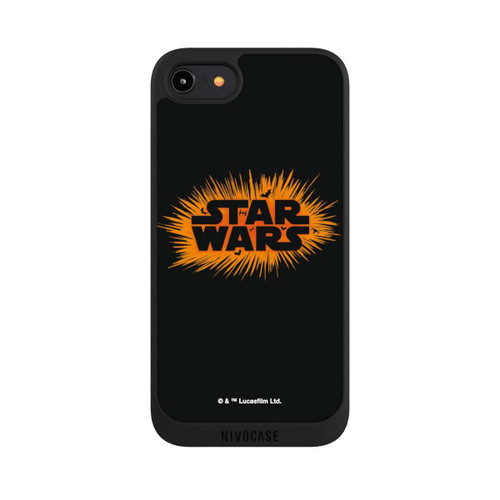 Apple iPhone 8 NIVOpure Star Wars Logo Orange Halloween Explosion