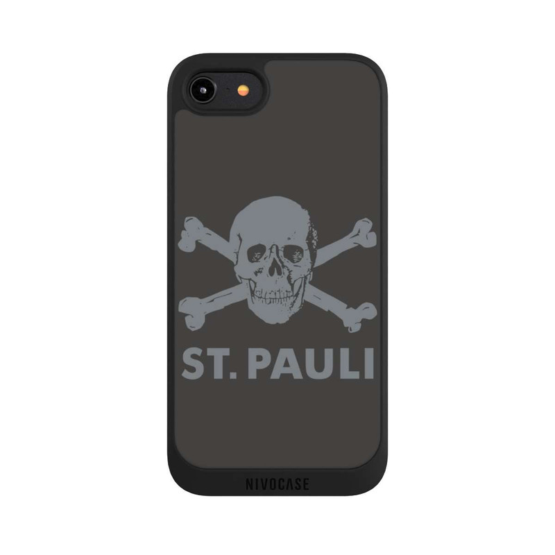 iPhone 8 NIVOpure FC St. Pauli Logo Grau