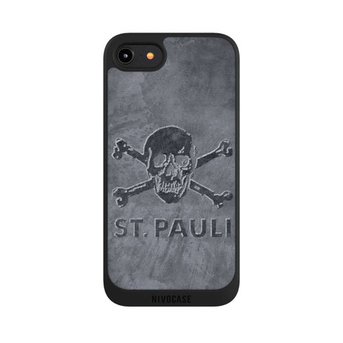 Apple iPhone 8 NIVOpure FC St. Pauli Grau Beton