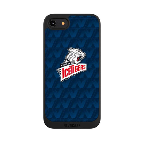 Apple iPhone 8 NIVOpure Nürnberg Ice Tigers Logo Muster