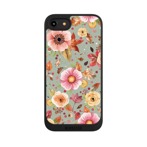Apple iPhone 8 NIVOpure Autumn Flowers Soft Green