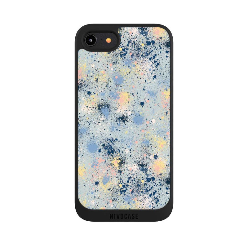 iPhone 8 NIVOpure Ink Dripping Dust Texture Blue