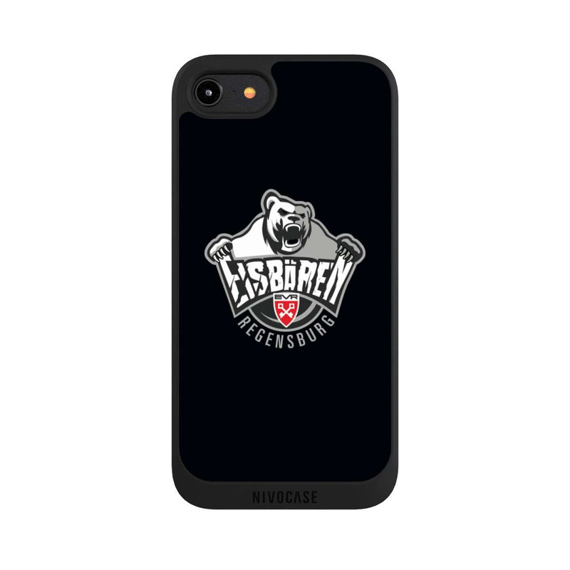 iPhone 8 NIVOpure Eisbären Logo Schwarz 