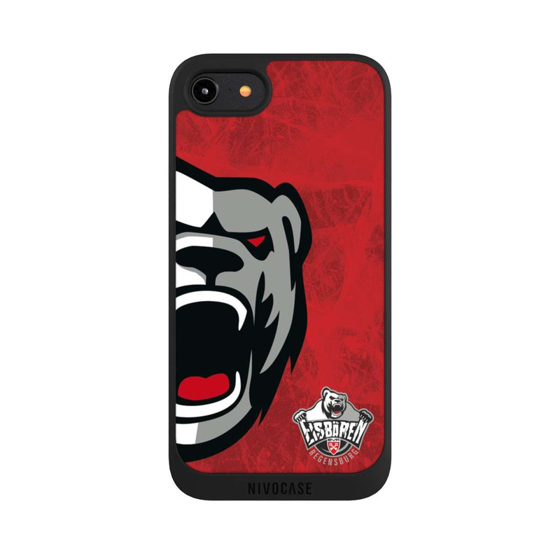 iPhone 8 NIVOpure Eisbären Logo Groß Rot