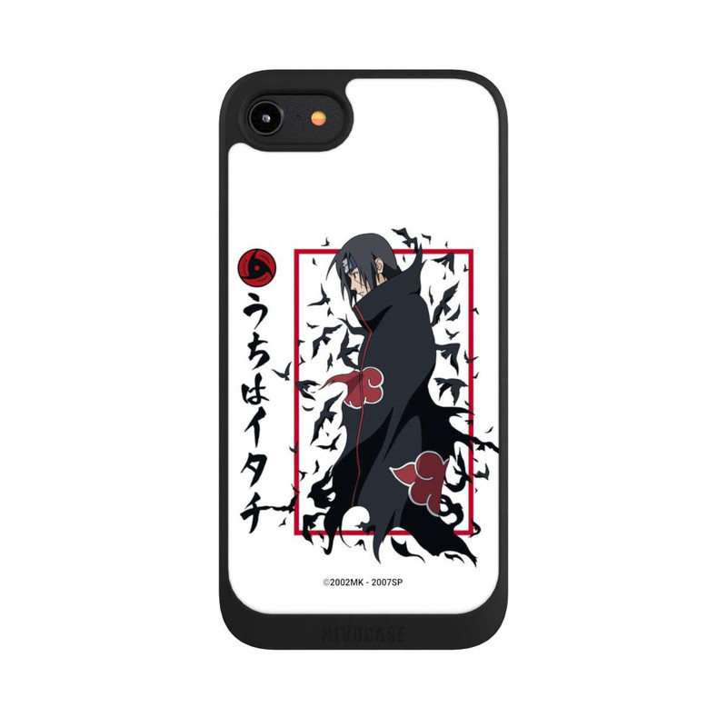 iPhone 8 NIVOpure Les corbeaux Itachi blanche