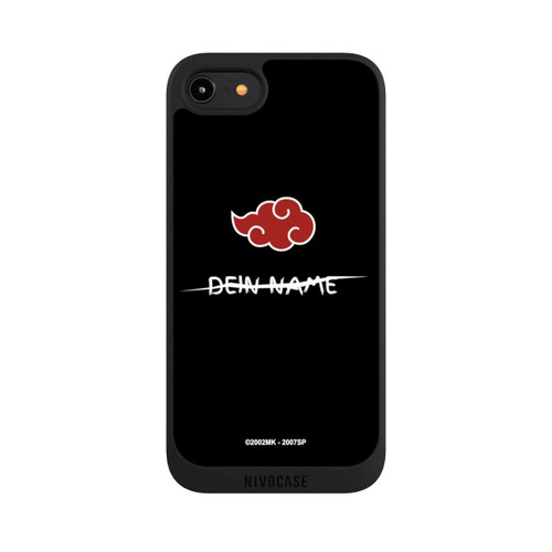 Apple iPhone 8 NIVOpure Akatsuki personalisierbar Schwarz